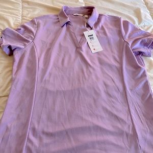Lady Hagen XL Lavender Golf Short Sleeved Shirt